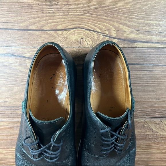Paraboot “Prevert” Black Leather Oxfords Shoes Men’s Size 10 - Picture 11 of 11